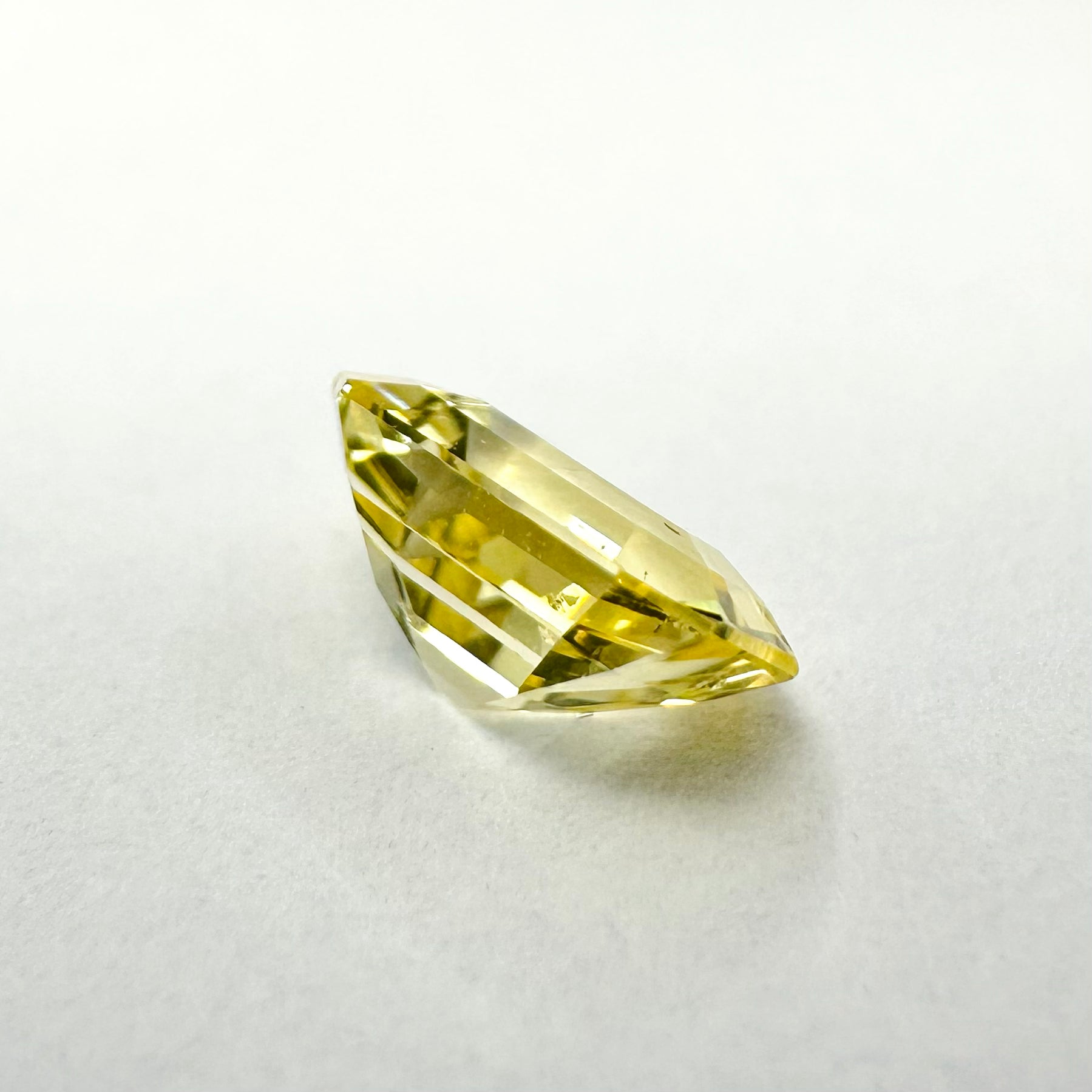 1.05cts 6.5x4.5mm Octagon Shaped Yellow Sapphire