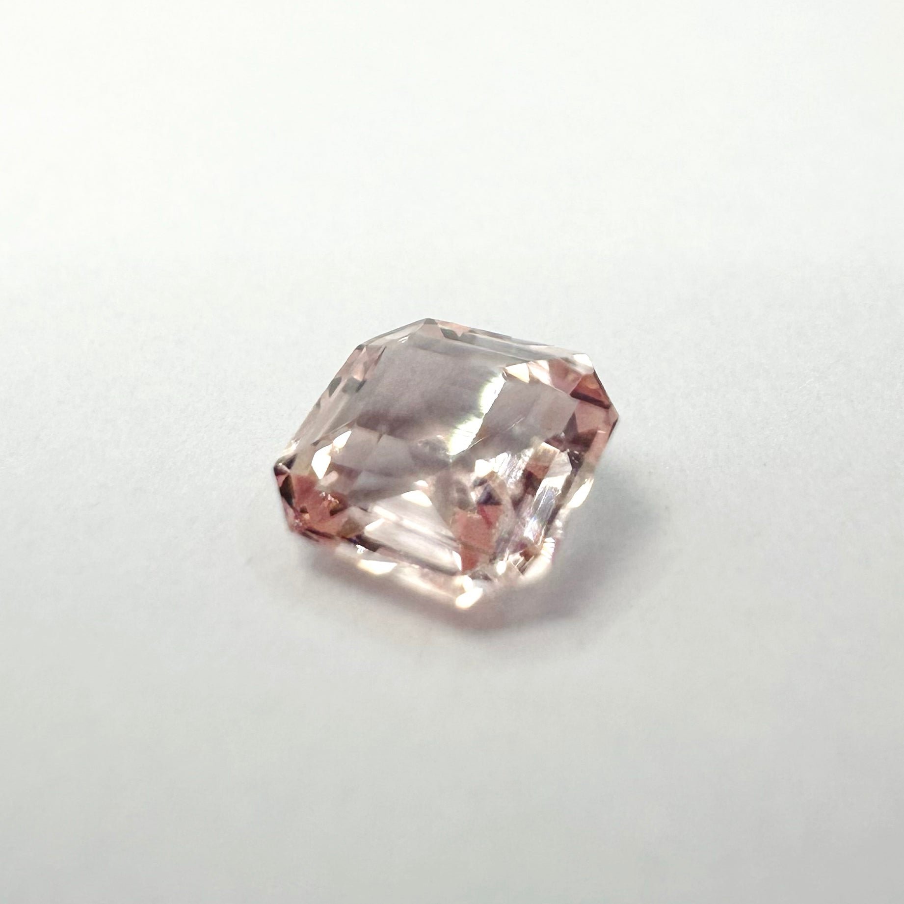 0.80cts 5.2x5mm Octagon Shaped Pink Sapphire