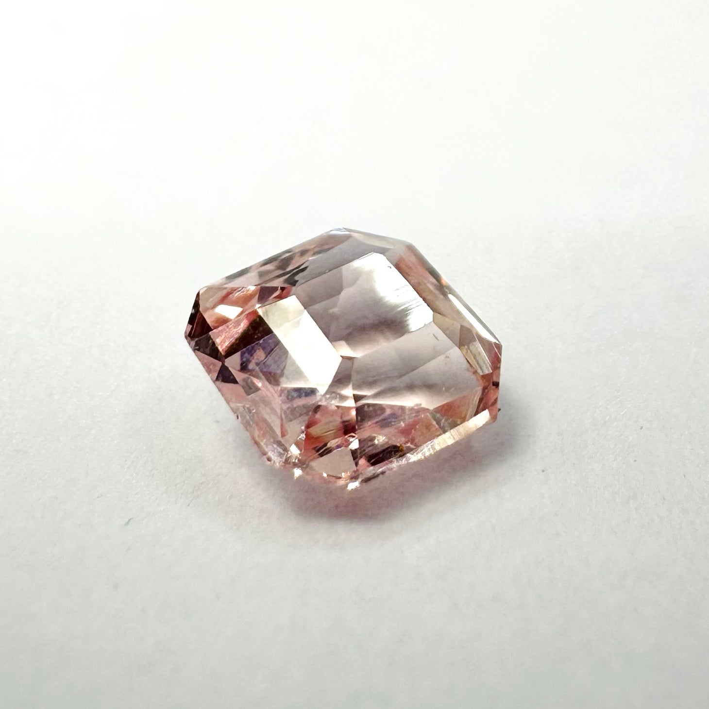 0.80cts 5.2x5mm Octagon Shaped Pink Sapphire