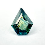 0.70cts 7x5.5mm Fancy Cut Kite Teal Sapphire