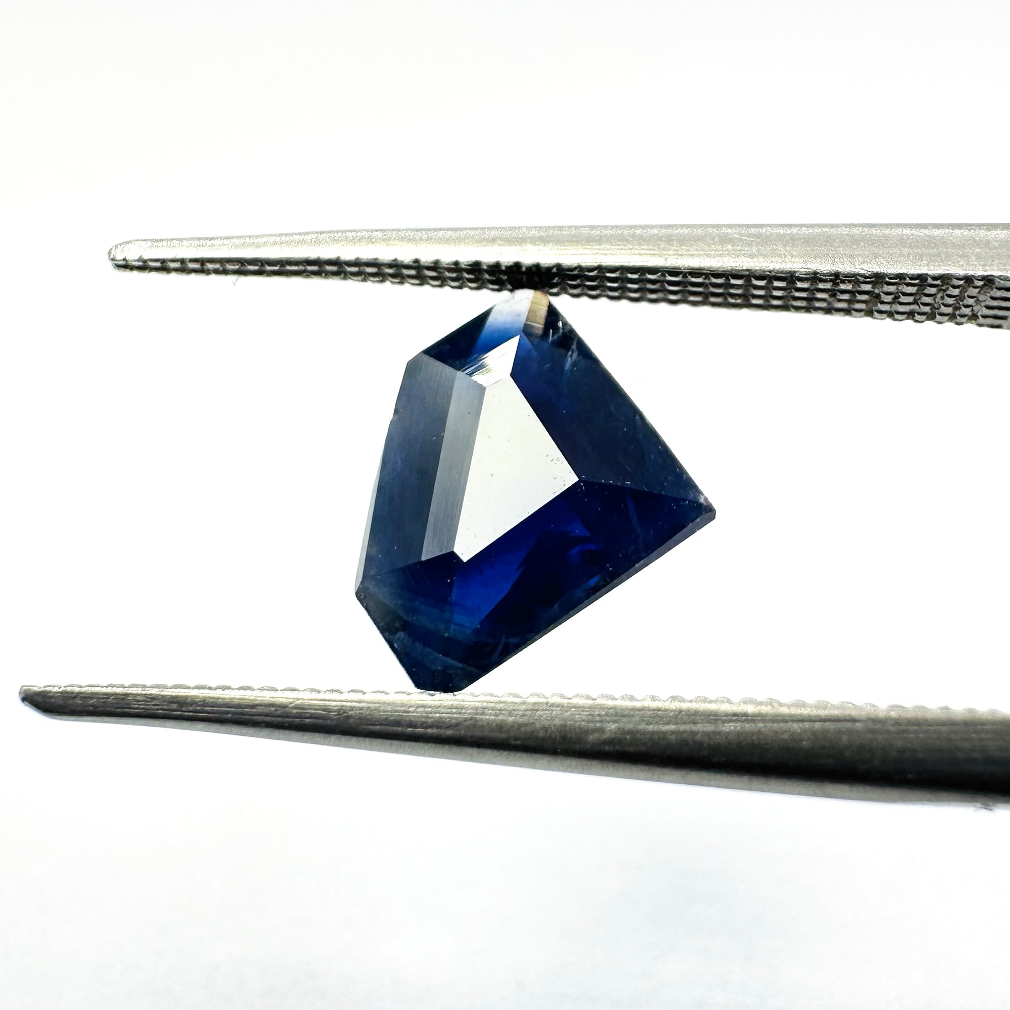 1.06cts 8.3x6.5mm Fancy Cut Kite-Shield Blue Sapphire