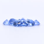 4mm Round Faceted Blue Sapphires