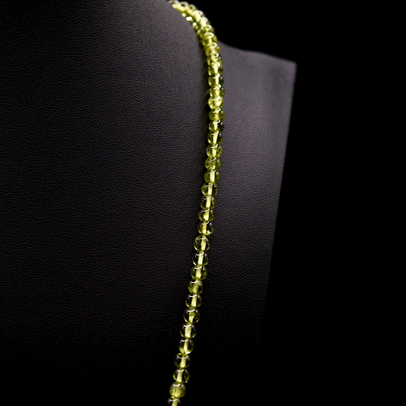 5mm Round Green Peridot Bead Strings