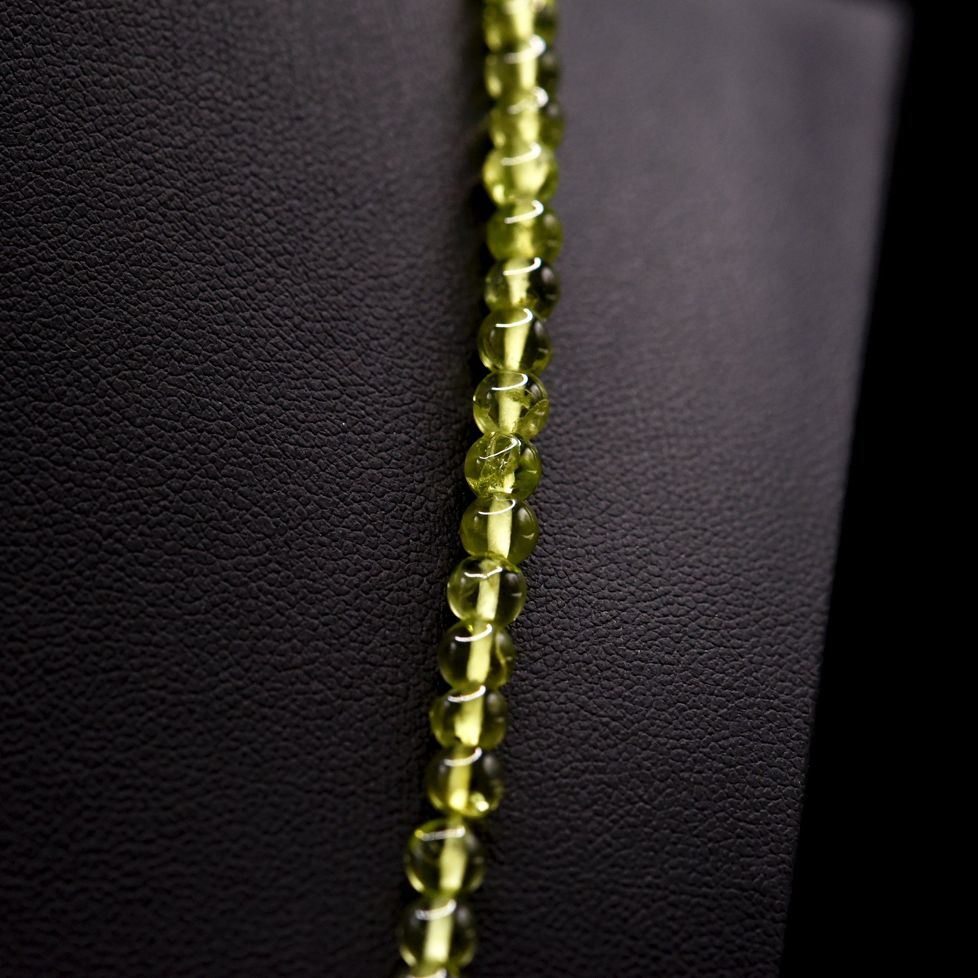 5mm Round Green Peridot Bead Strings