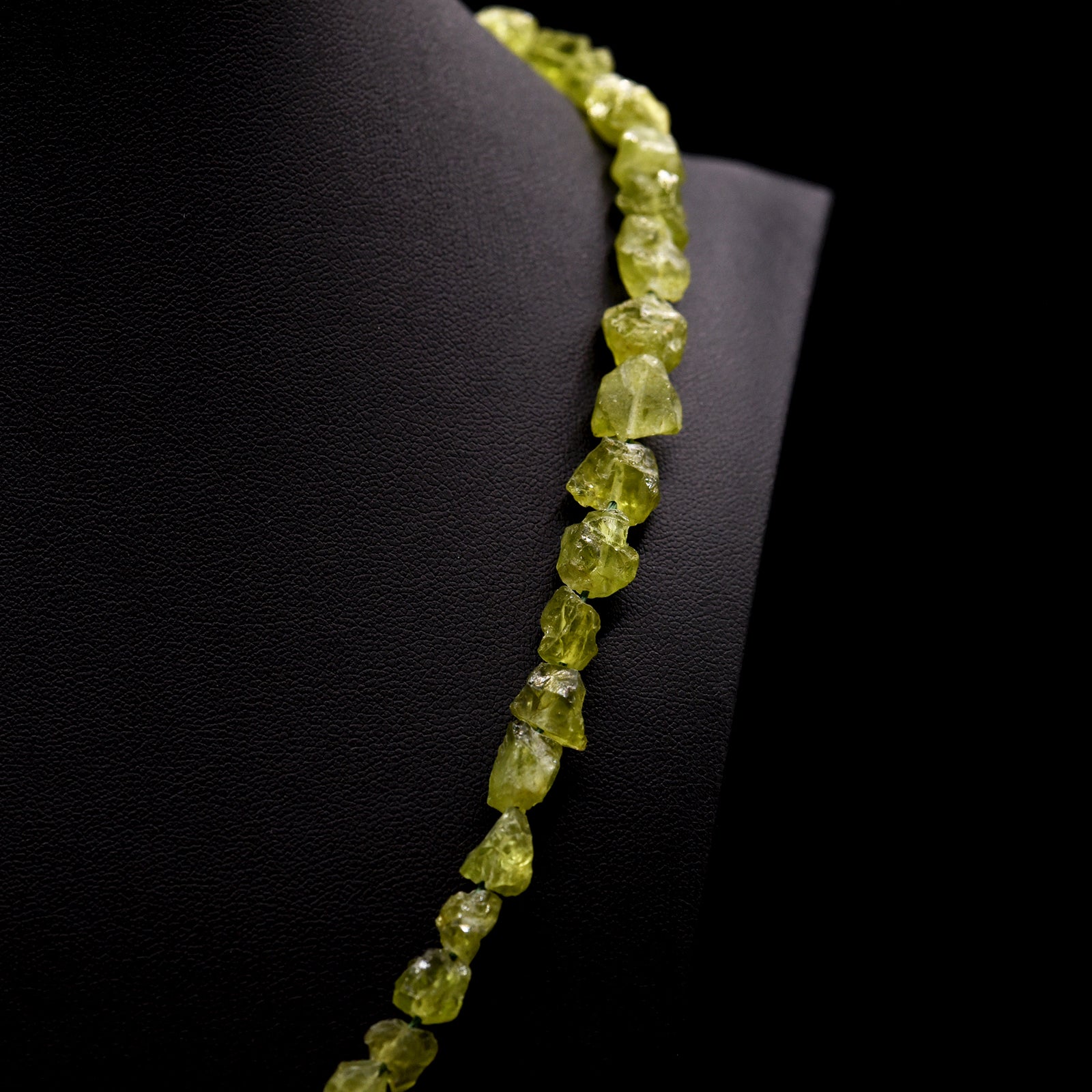 6mm Nugget Green Peridot Bead Strings