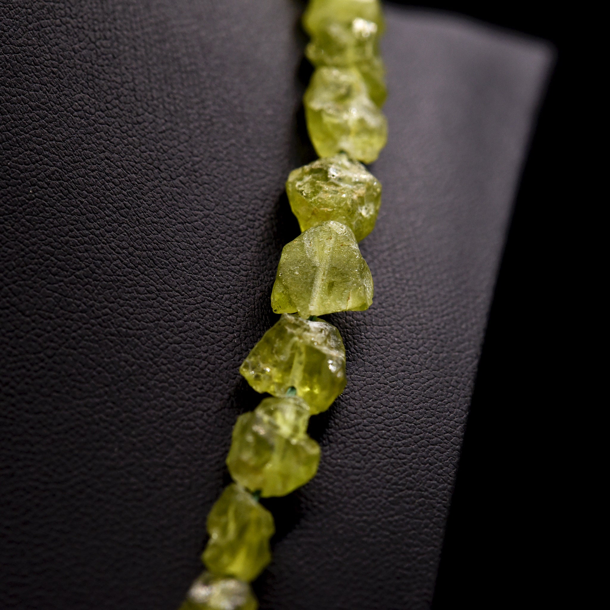 6mm Nugget Green Peridot Bead Strings