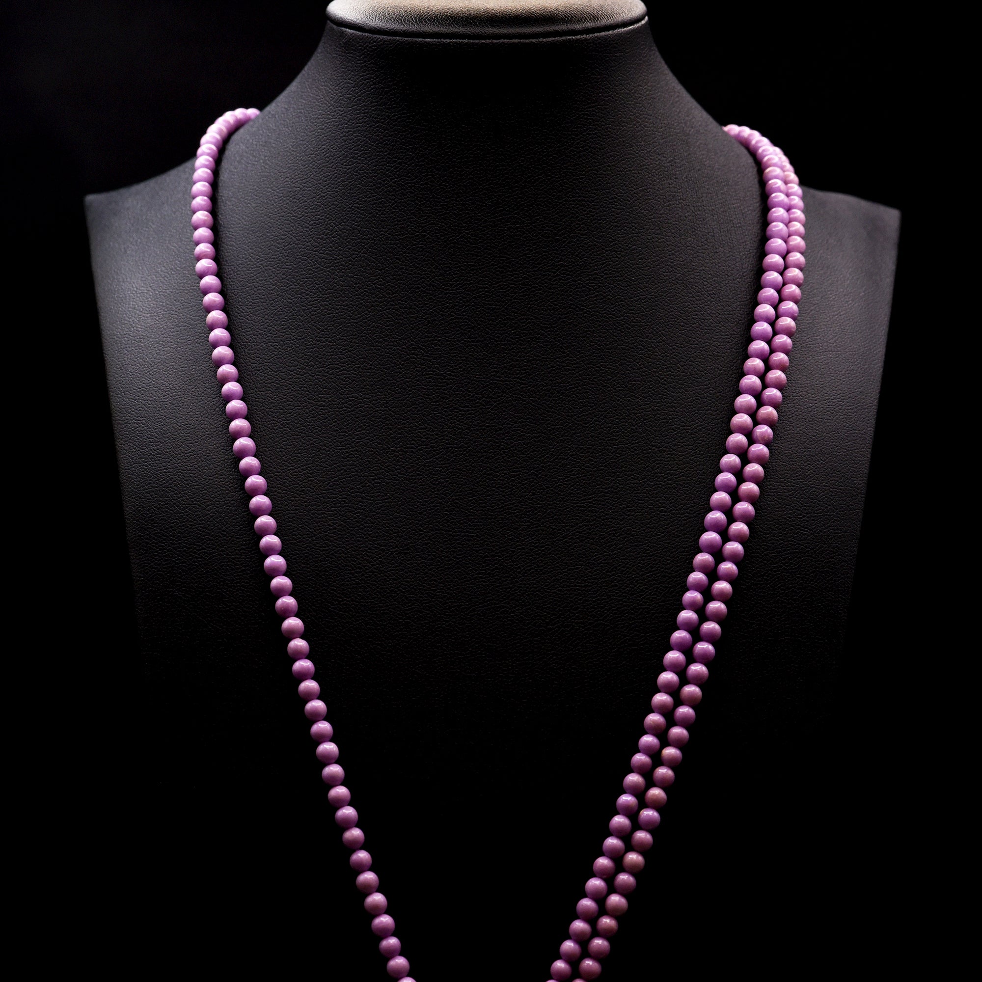 4mm Round Pink Phosphosiderite Bead Strings