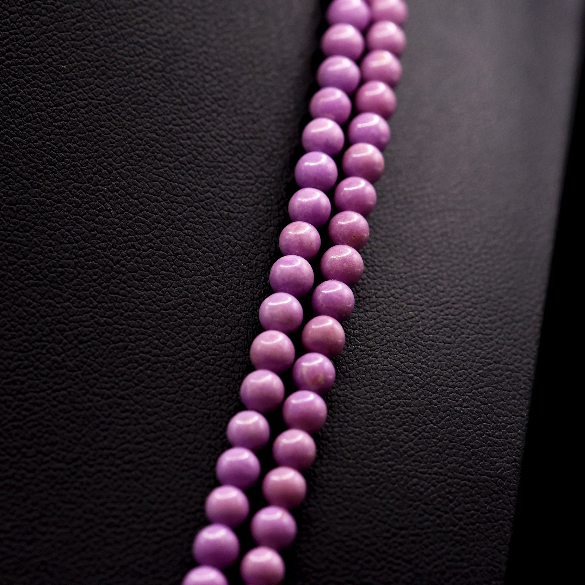 4mm Round Pink Phosphosiderite Bead Strings