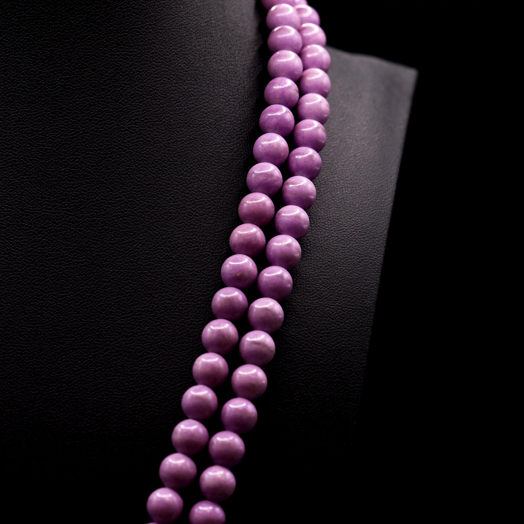 8mm Round Pink Phosphosiderite Bead Strings