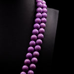 10mm Round Purple Phosphosiderite Bead Strings