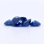 5.5mm Round Faceted Blue Sapphires