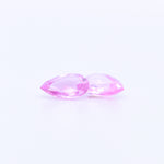 6x4 Pear Faceted Pink Sapphires