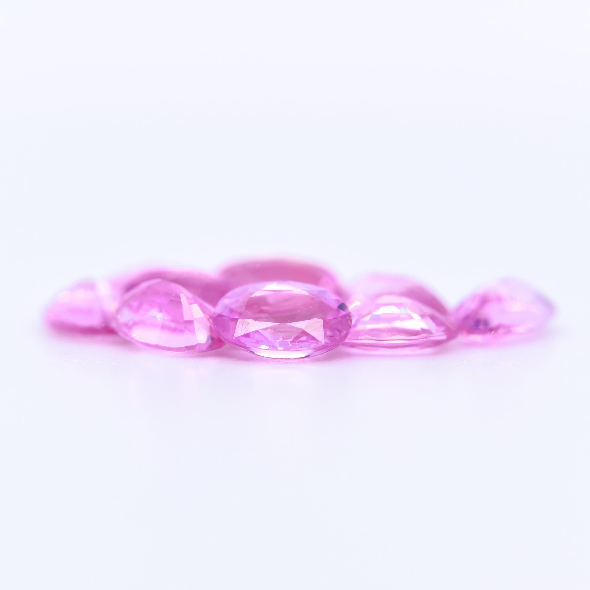 6x4 Oval Faceted Pink Sapphires