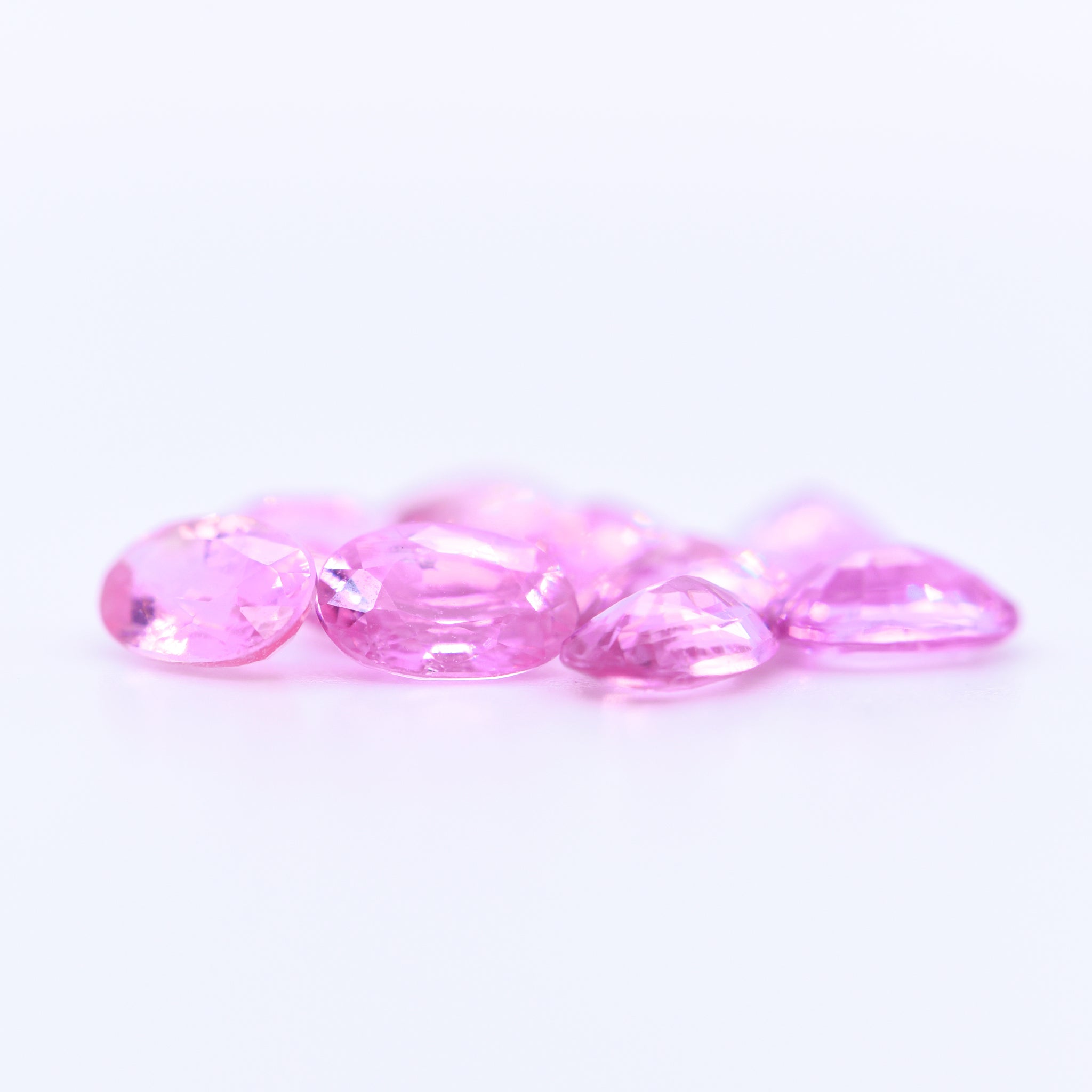 6x4 Oval Faceted Pink Sapphires