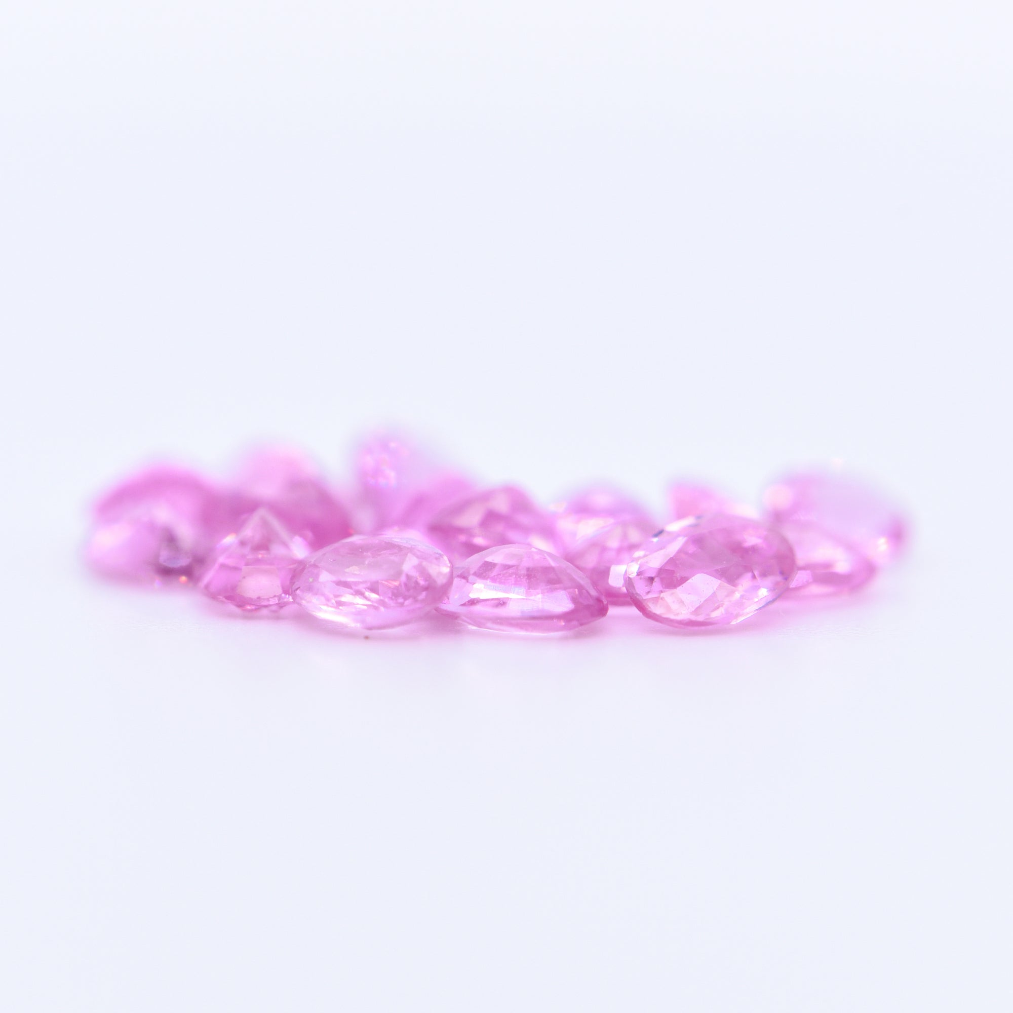 4x3 Oval Faceted Pink Sapphires