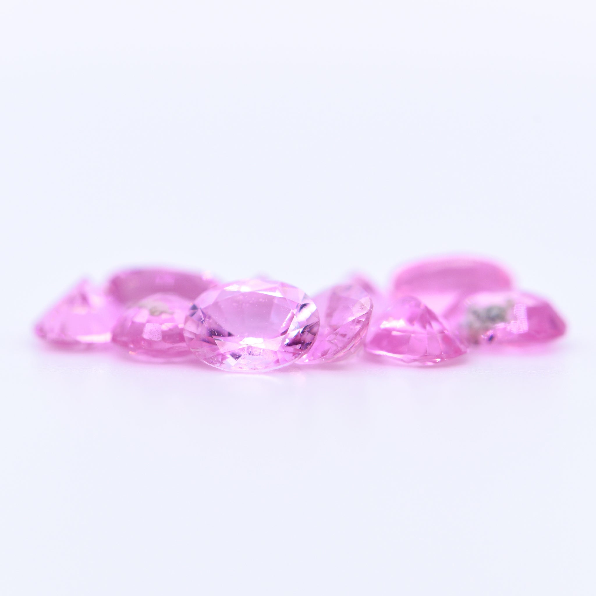 5x4 Oval Faceted Pink Sapphires