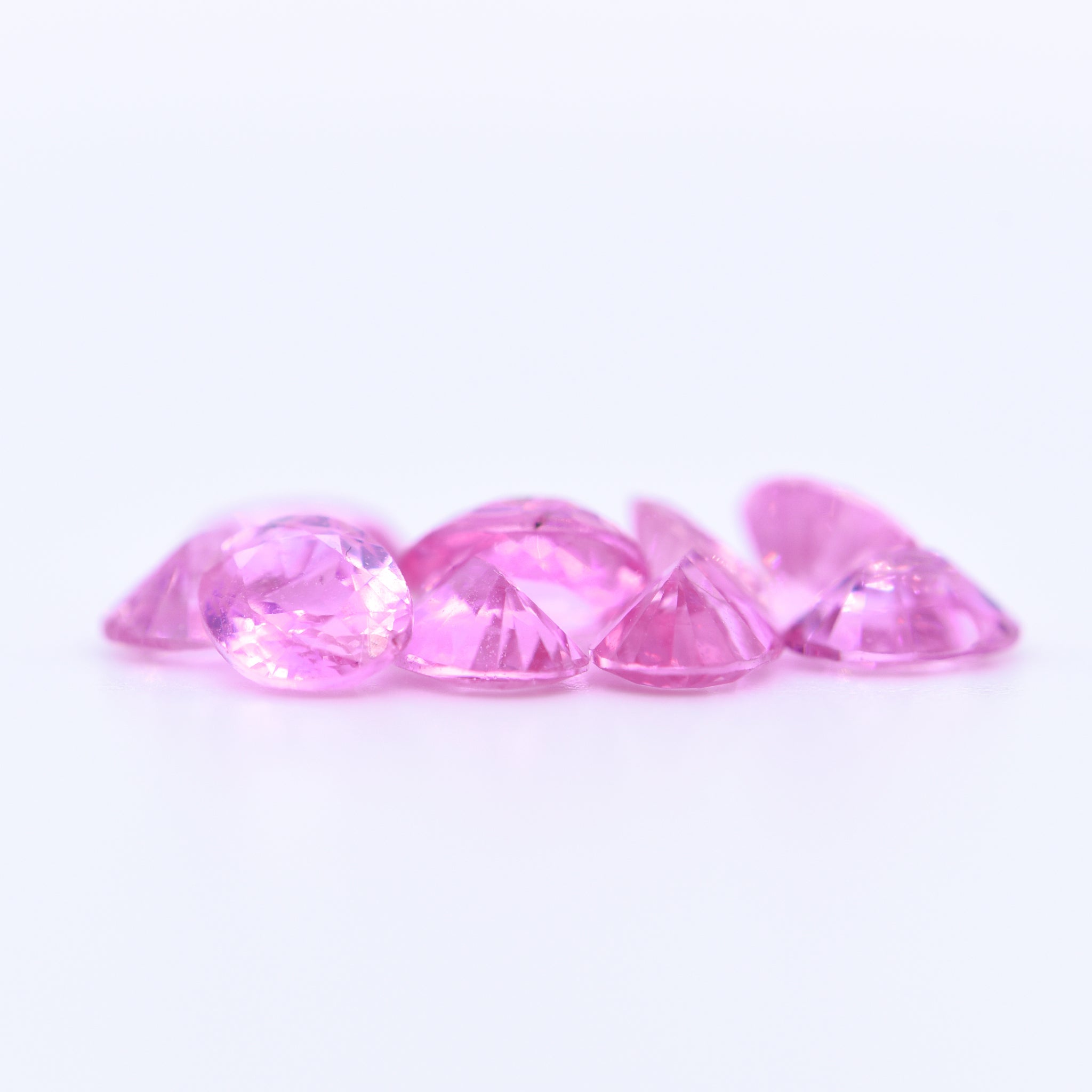 5x4 Oval Faceted Pink Sapphires