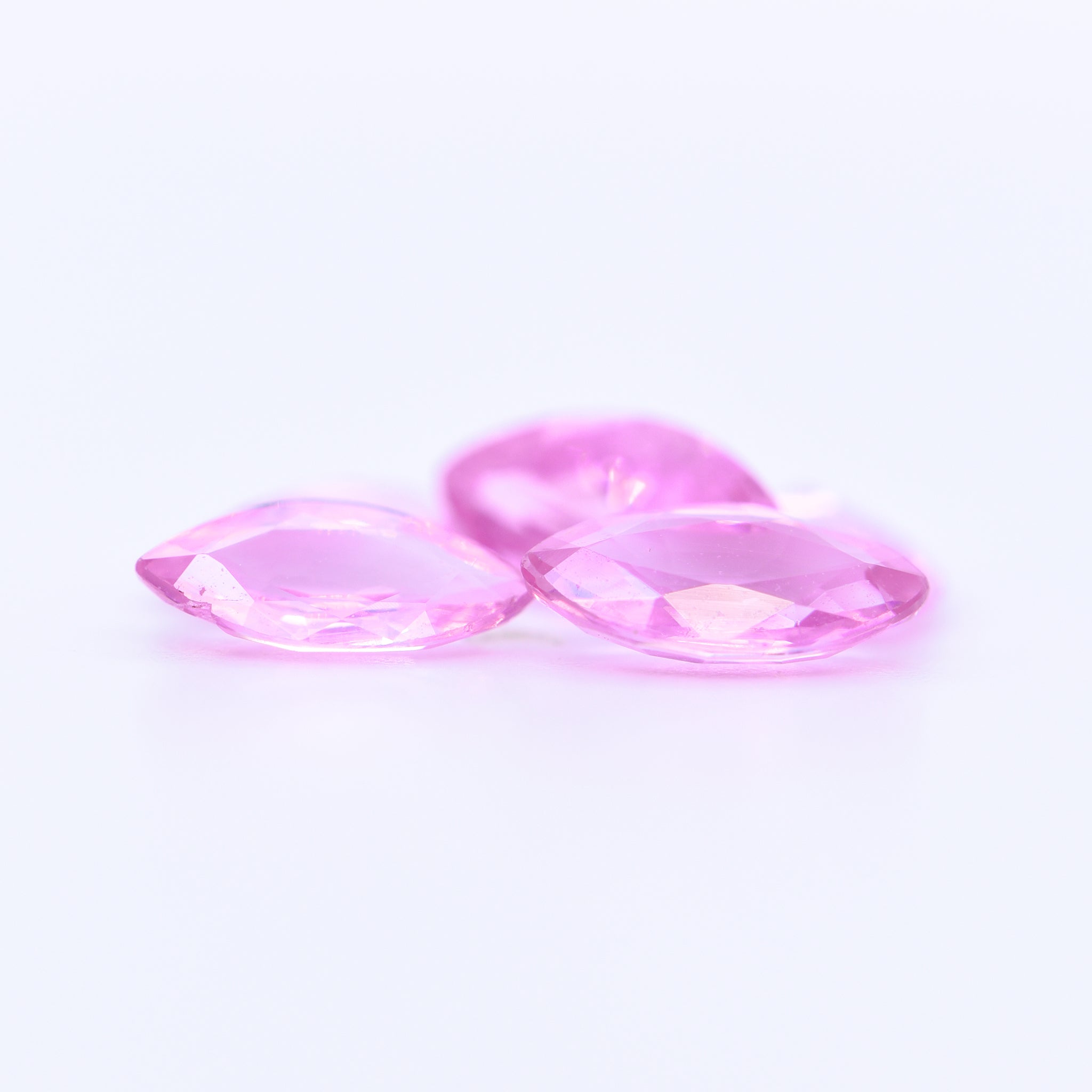 8x4 Marquise Faceted Pink Sapphires