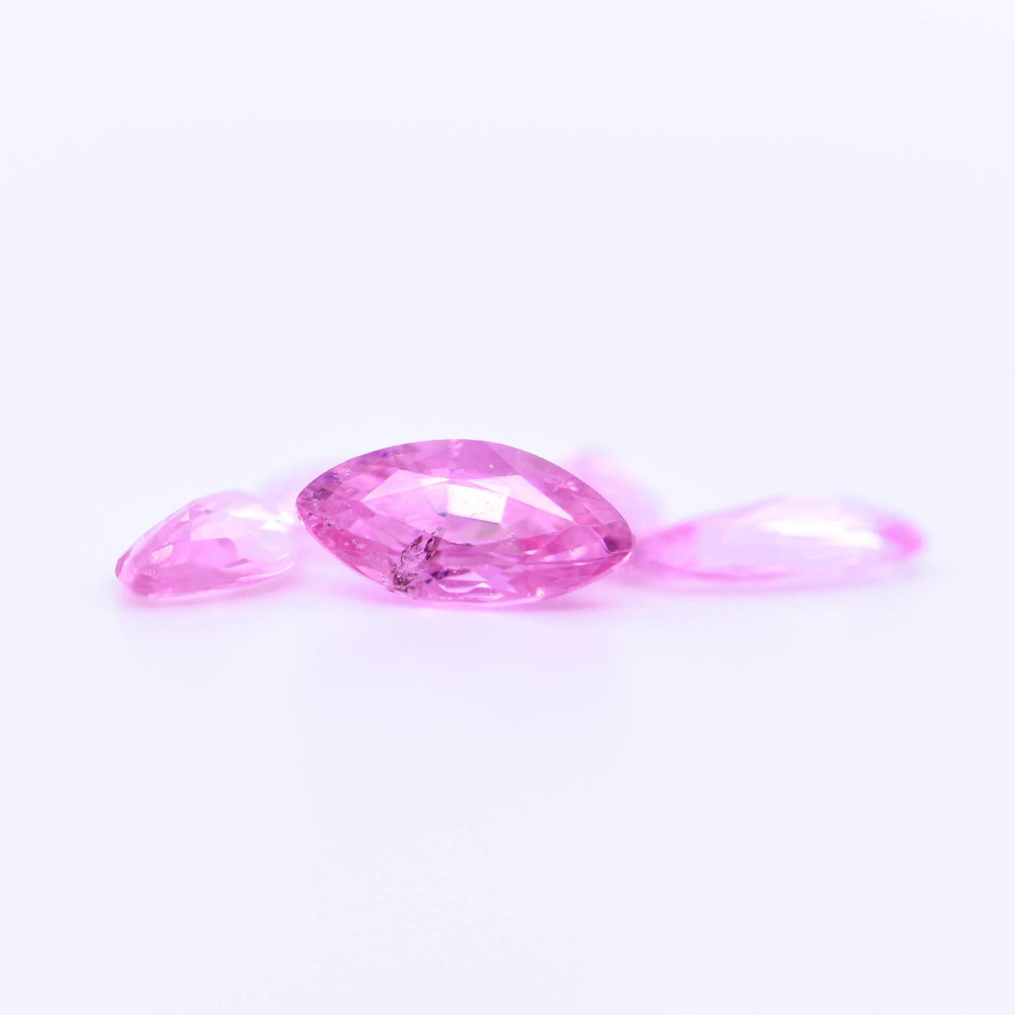 8x4 Marquise Faceted Pink Sapphires