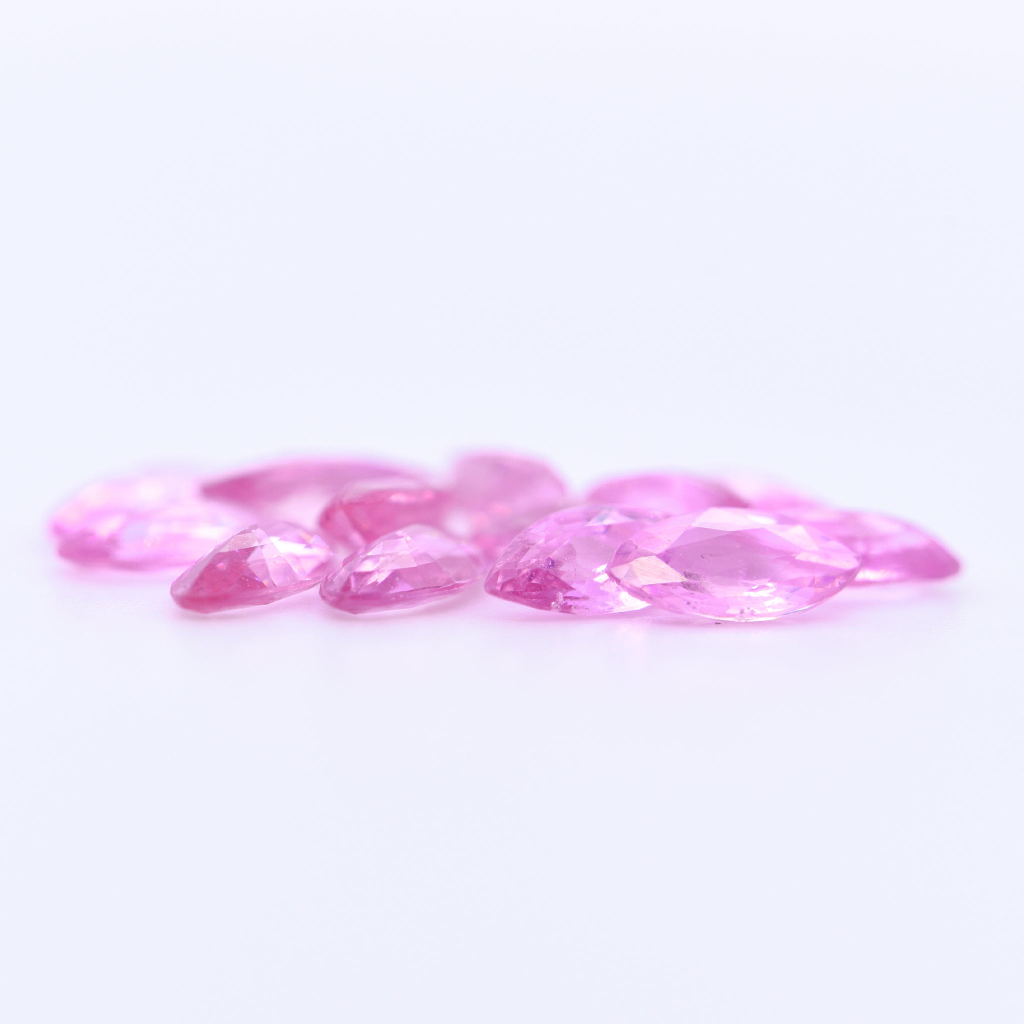 6x3 Marquise Faceted Pink Sapphires