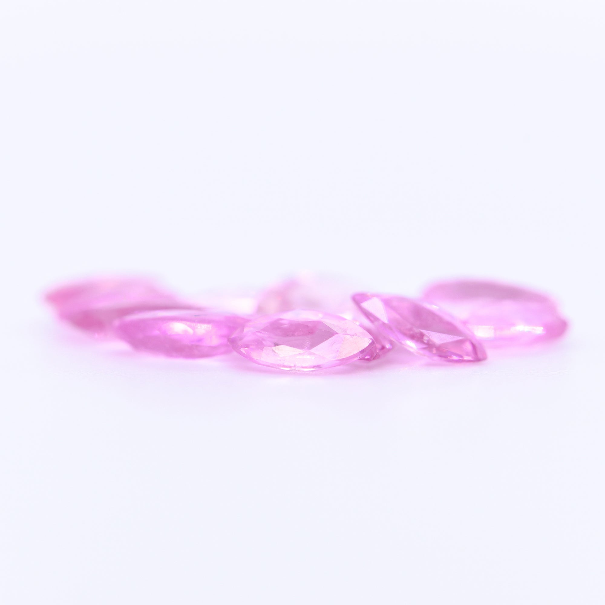 6x3 Marquise Faceted Pink Sapphires