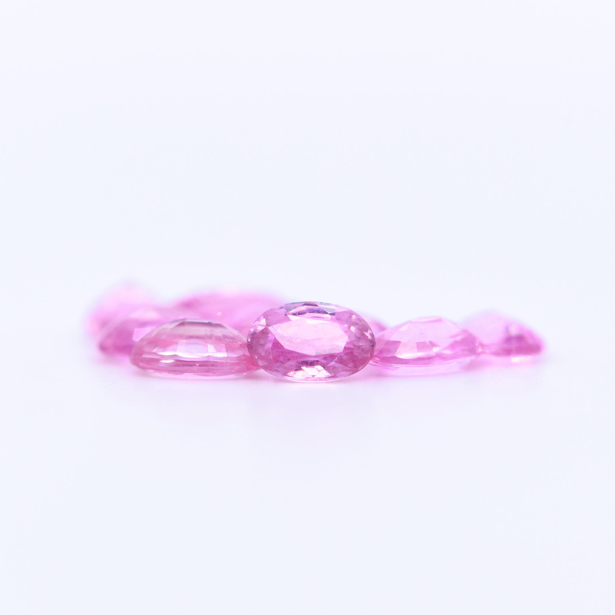 5x3 Oval Faceted Pink Sapphires