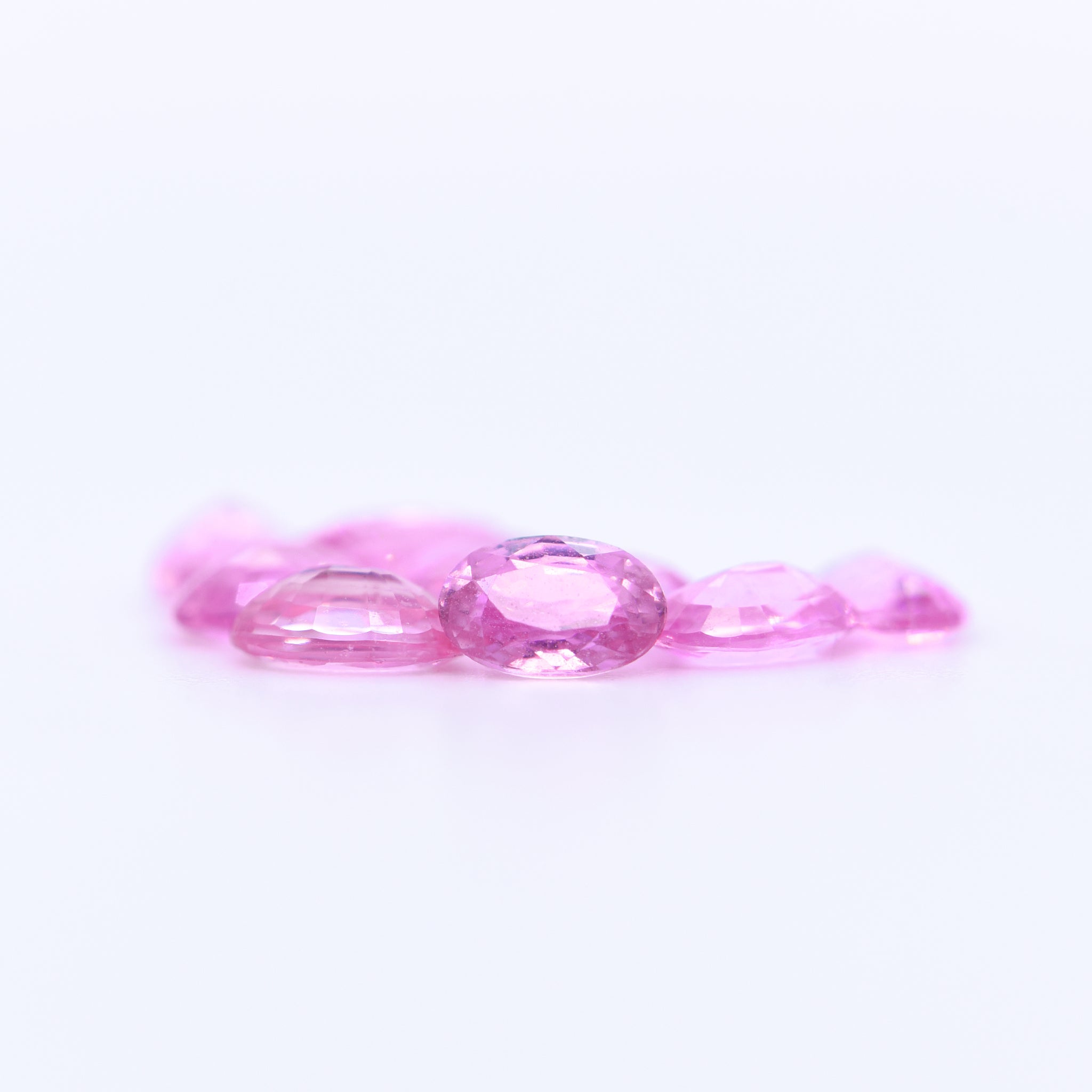 5x3 Oval Faceted Pink Sapphires