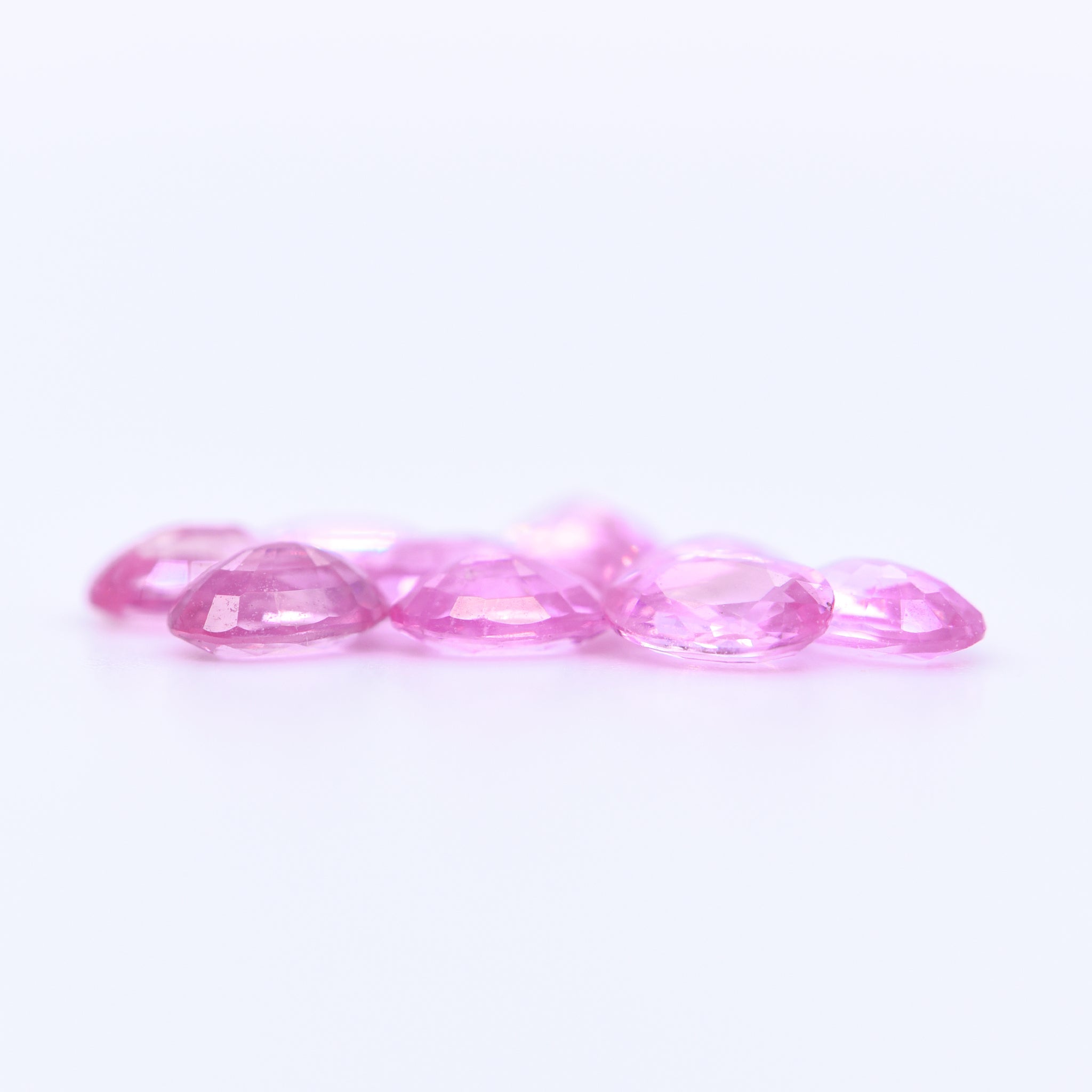 5x3 Oval Faceted Pink Sapphires