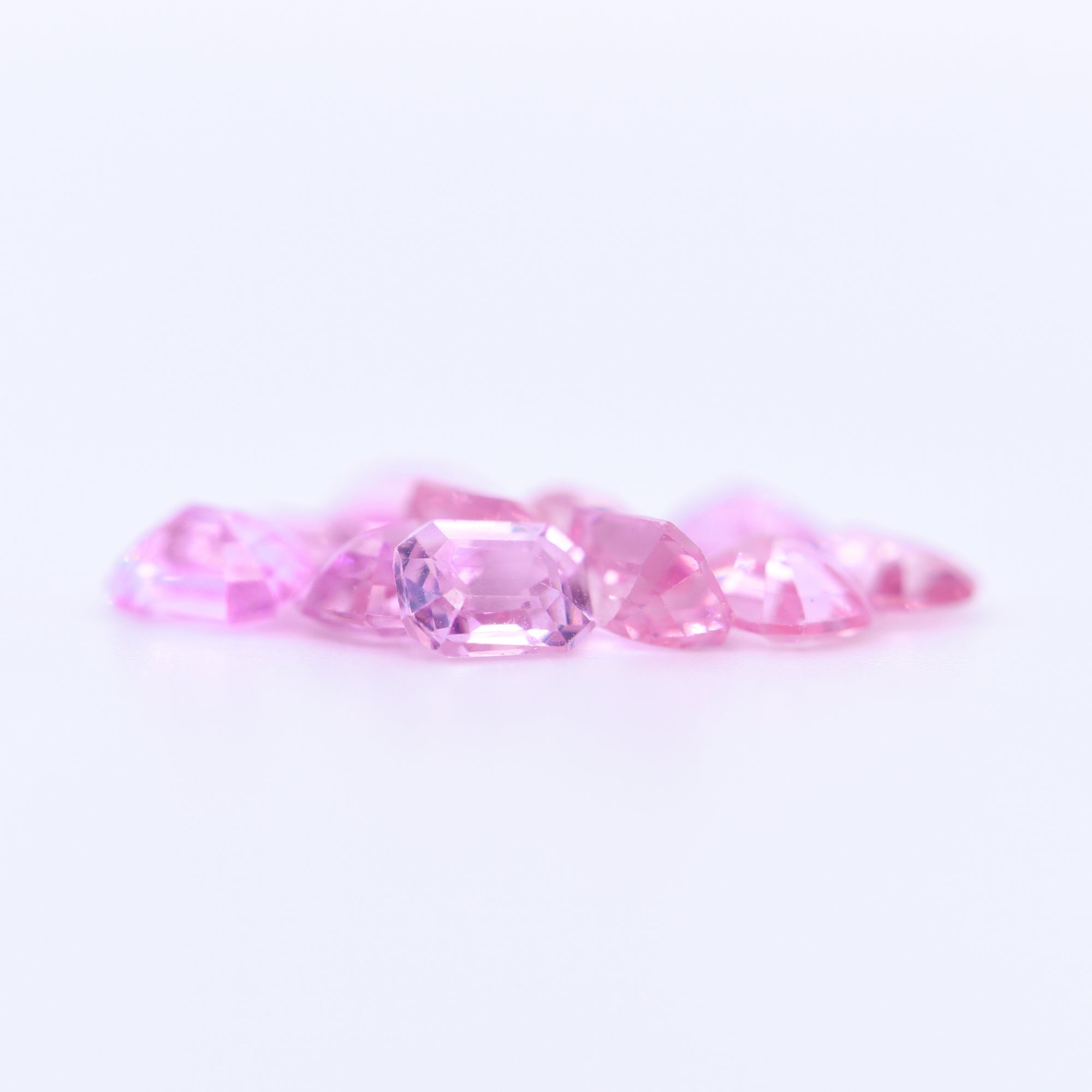 4x3 Octagon Pink Sapphires