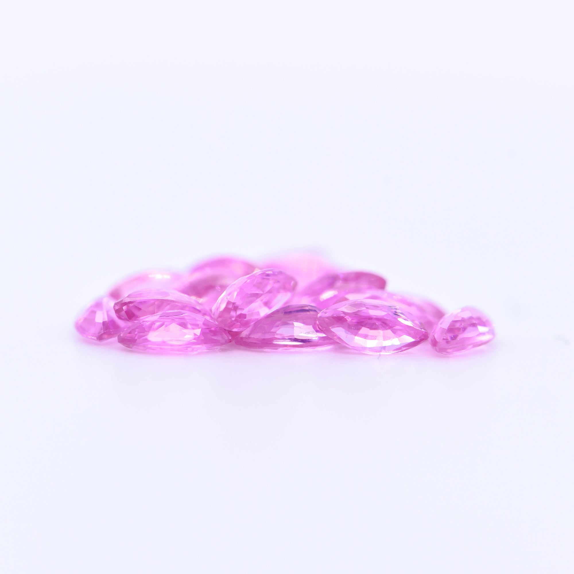 5x2.5 Marquise Faceted Pink Sapphires