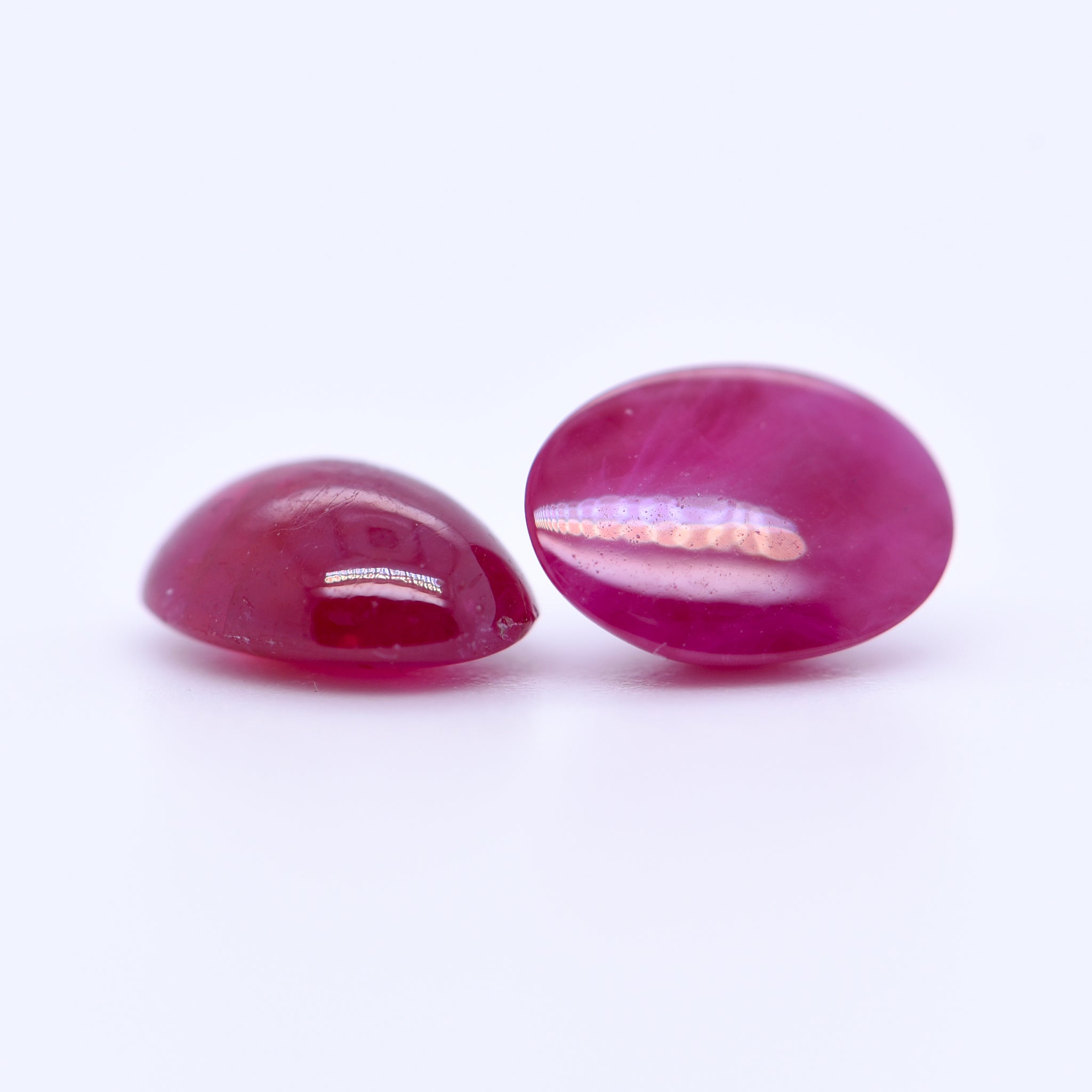 8X6 Oval Cabochon Red Rubies