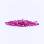 1.5mm Round Faceted Pink Rubies