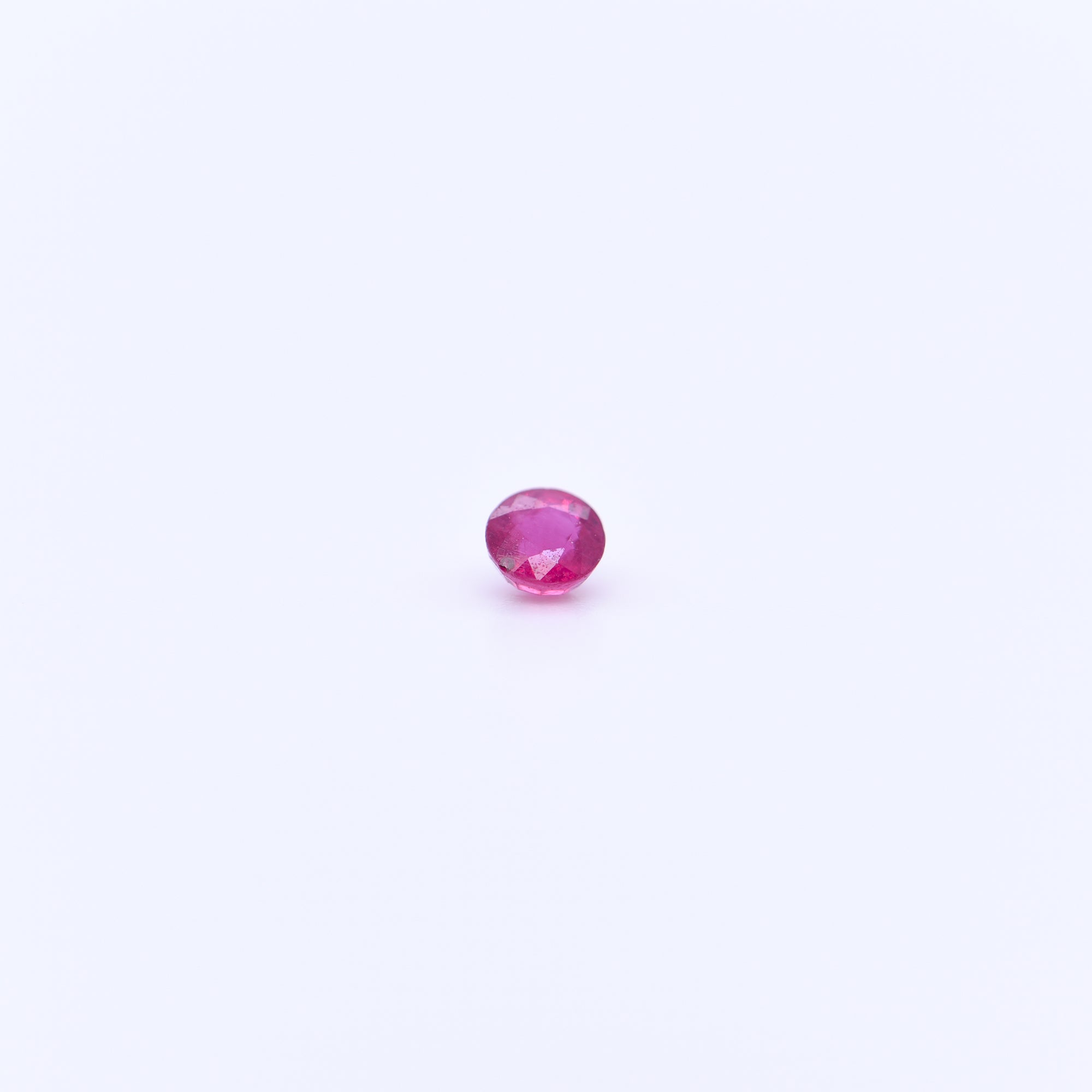 3.25mm Round Faceted Purple Rubies
