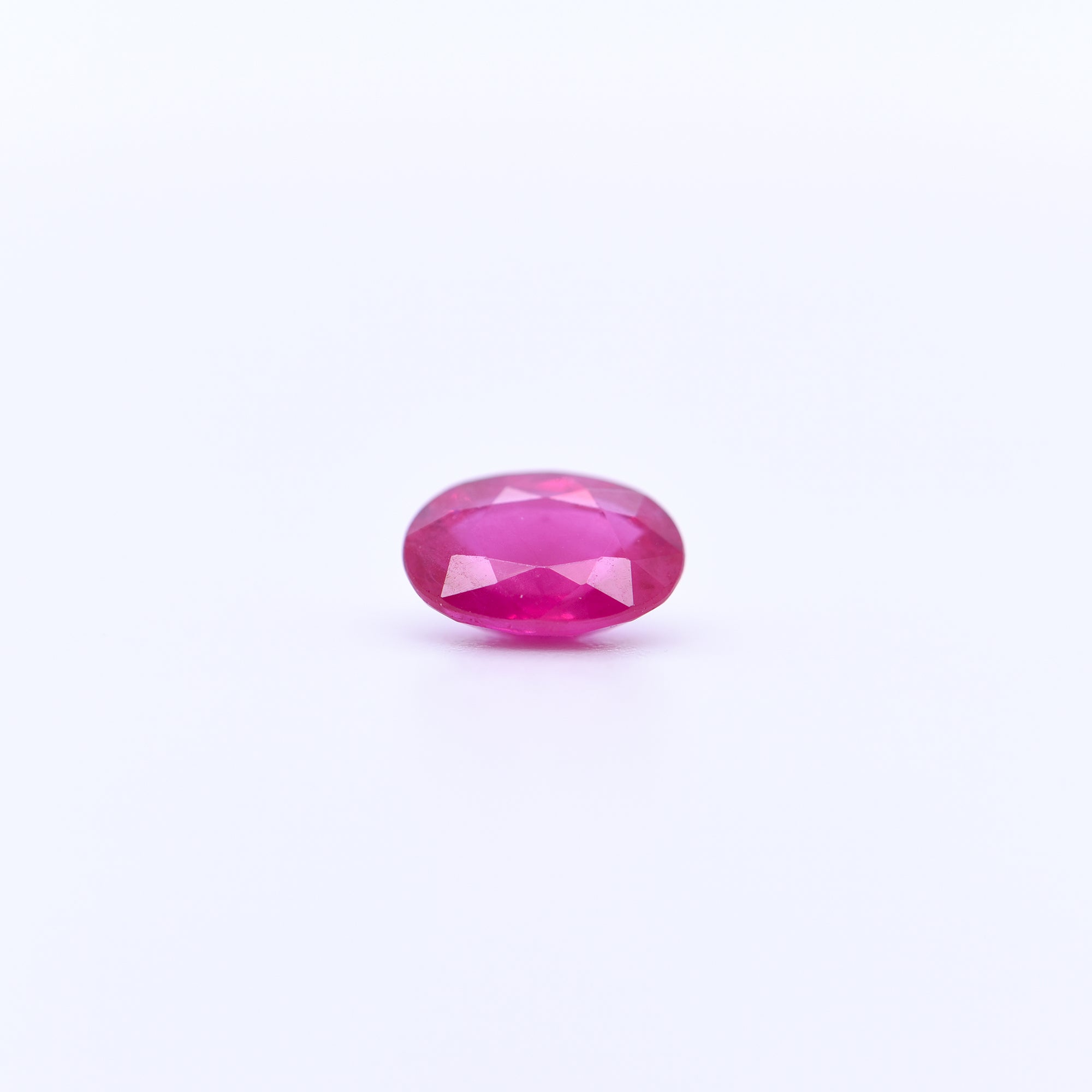 7x5 Oval Faceted Red Rubies