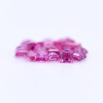 2.25x2.25 Square Step Cut Pink Rubies
