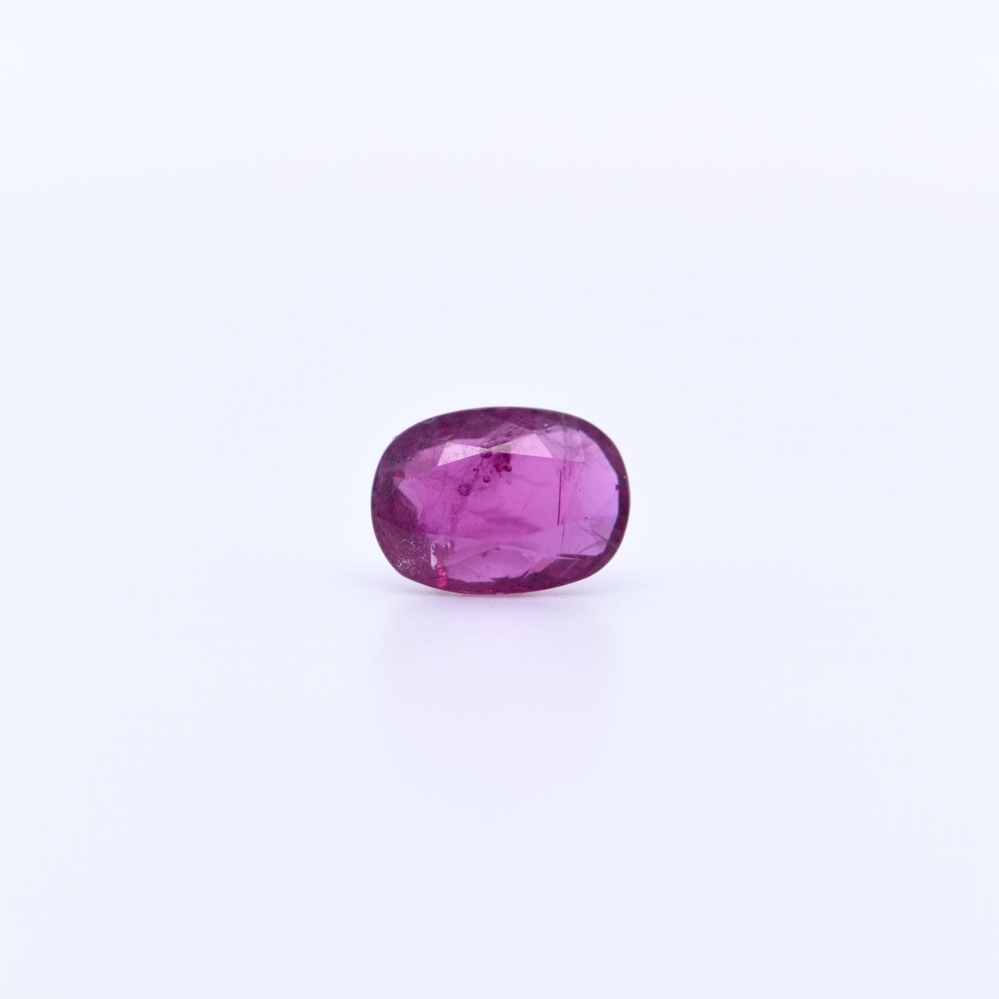 7x5 Oval Faceted Purple Rubies