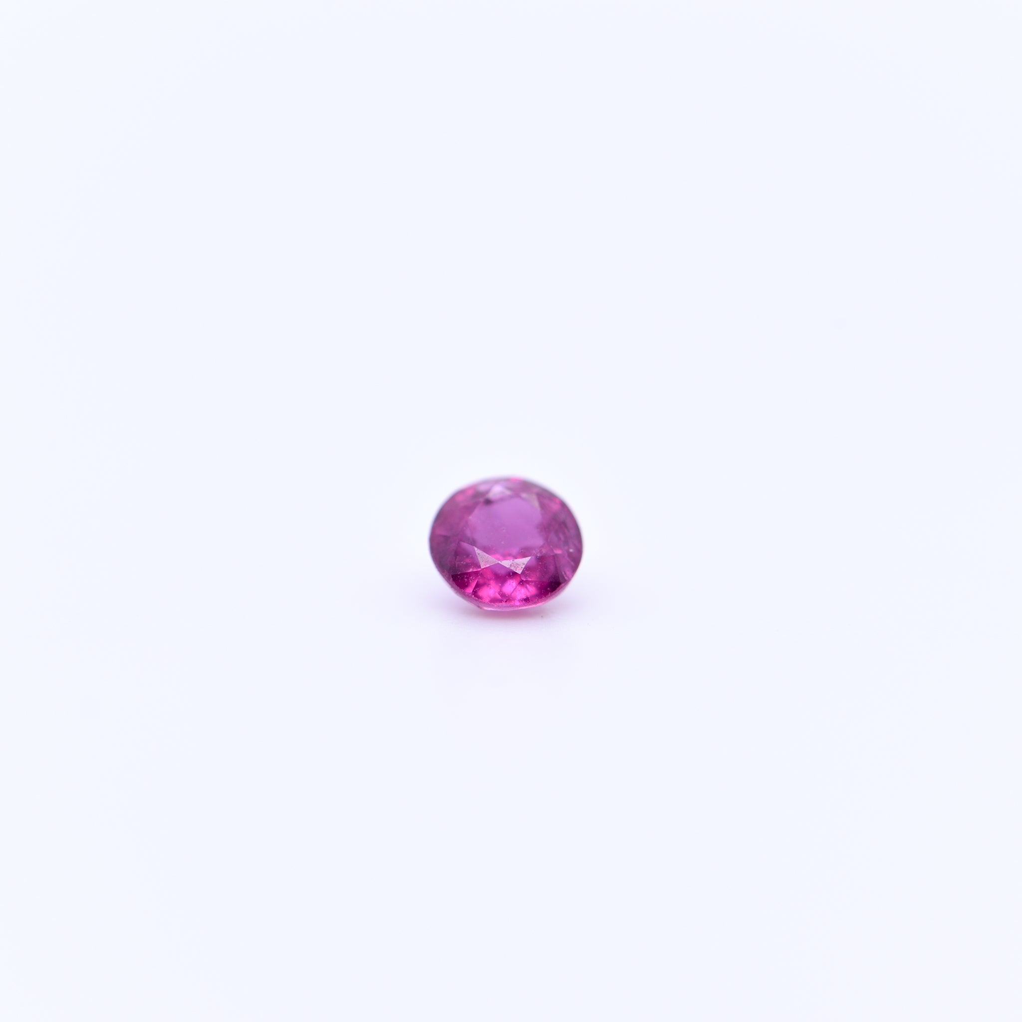 4.5mm Round Faceted Pink Rubies