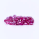 2.25mm Round Faceted Pink Rubies