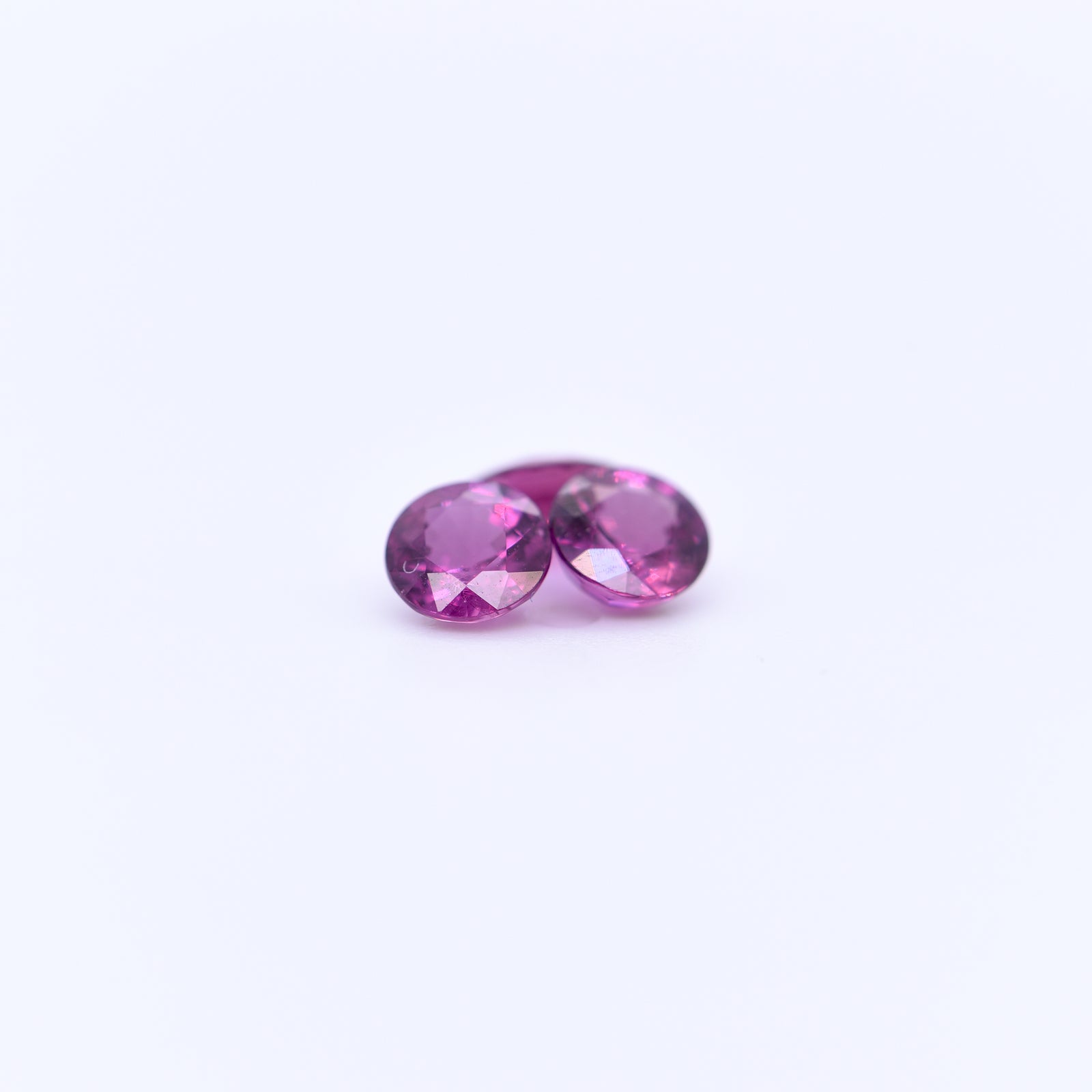 4.5mm Round Faceted Purple Rubies