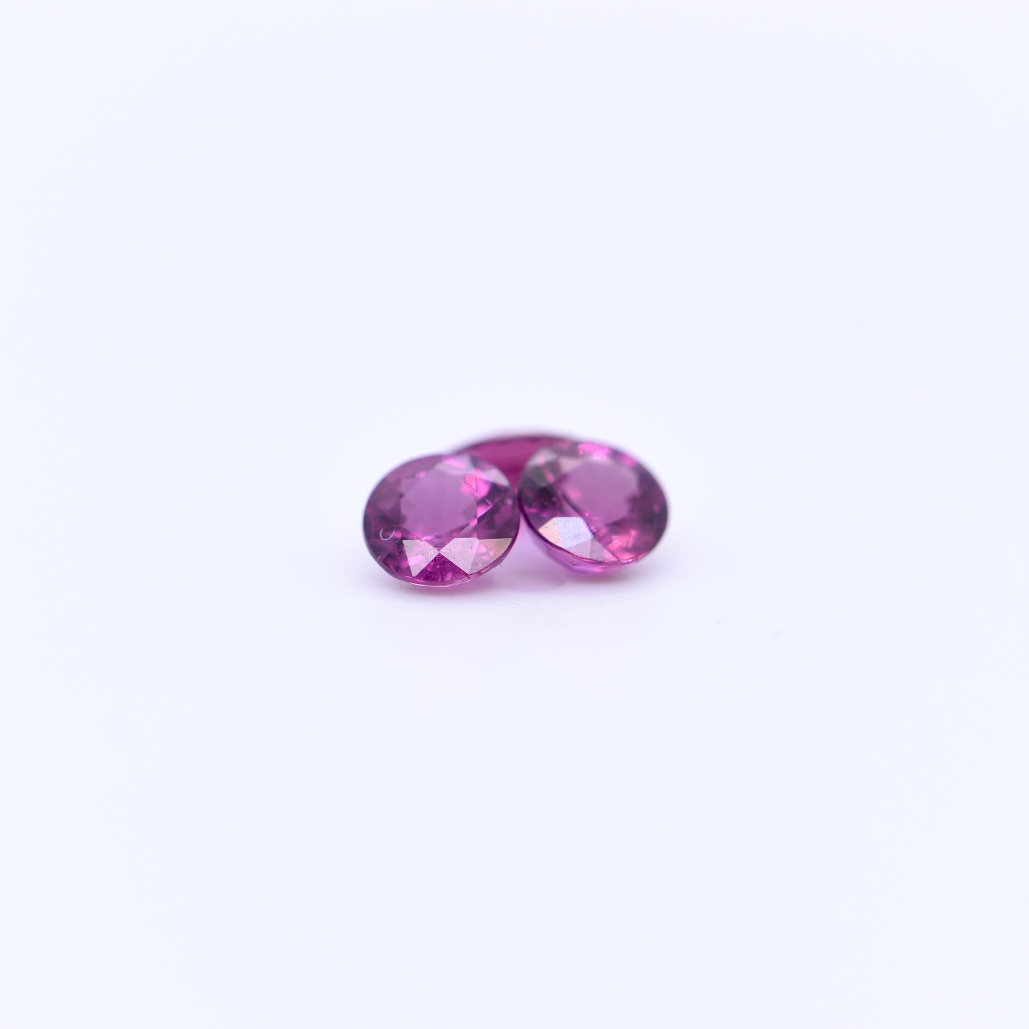 4.5mm Round Faceted Purple Rubies