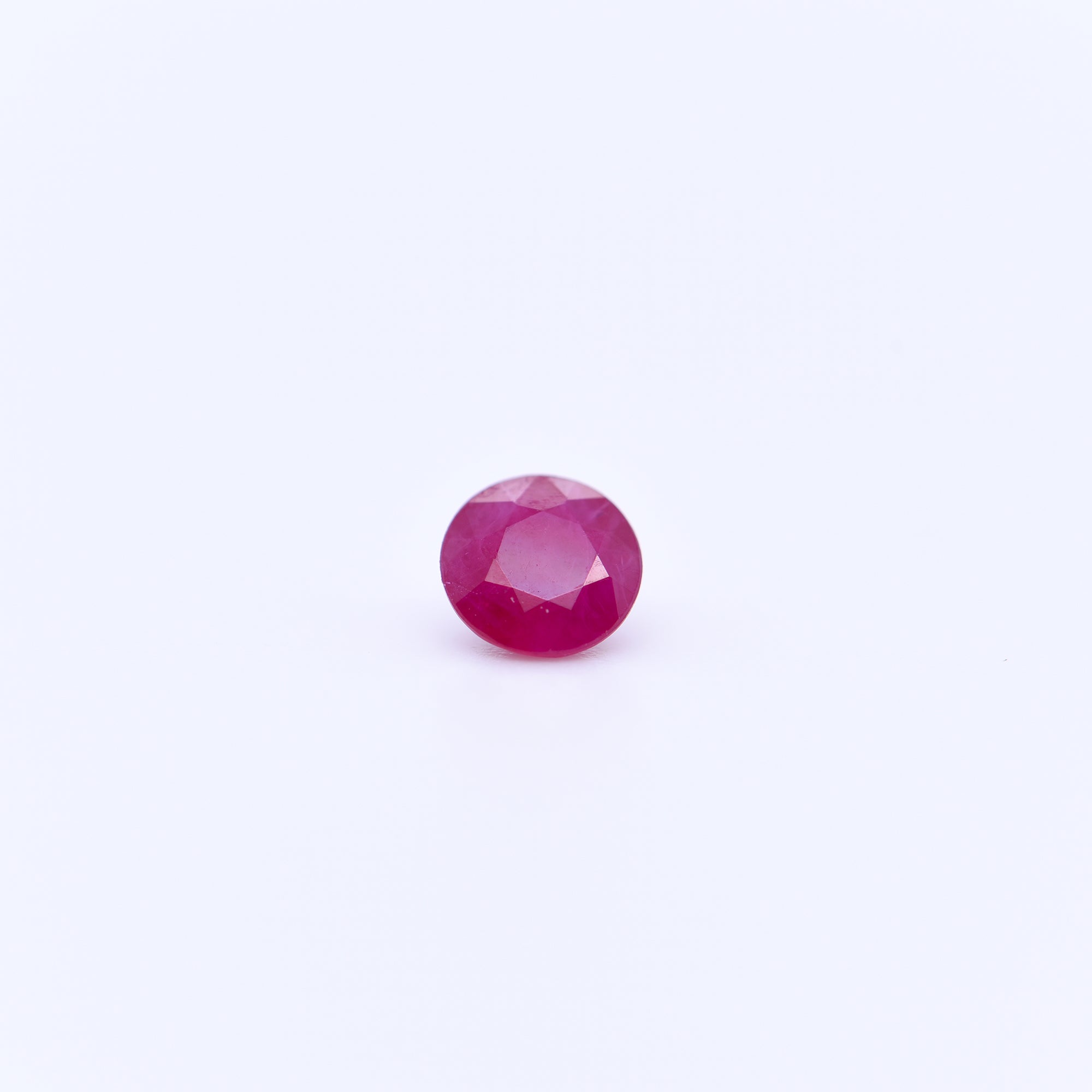 5mm Round Faceted Red Rubies