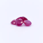 5mm Round Faceted Red Rubies