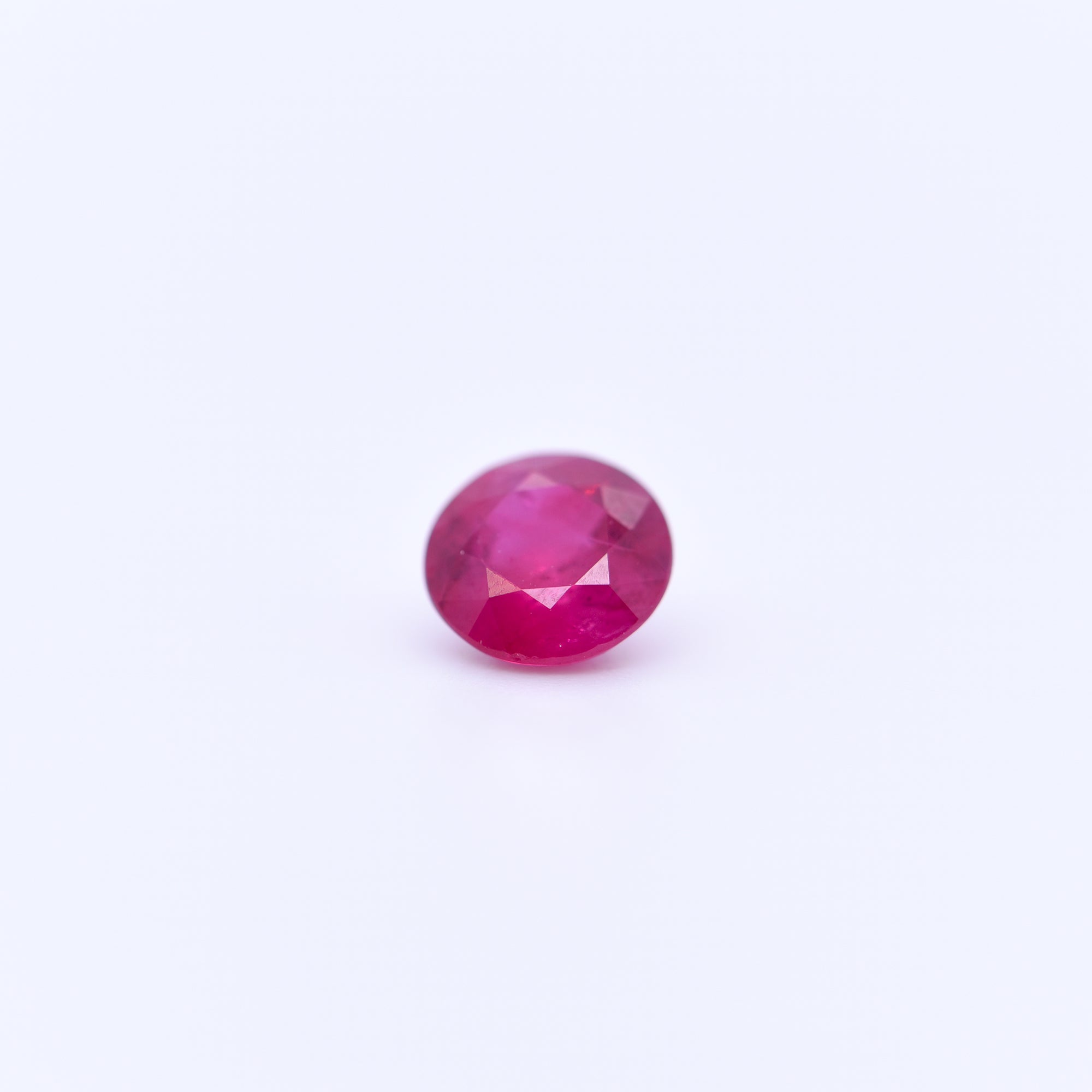 6mm Round Faceted Red Rubies