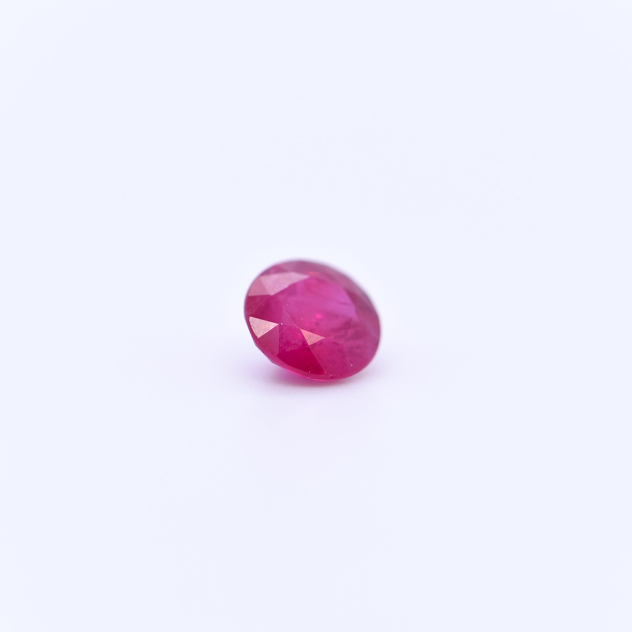 6mm Round Faceted Red Rubies