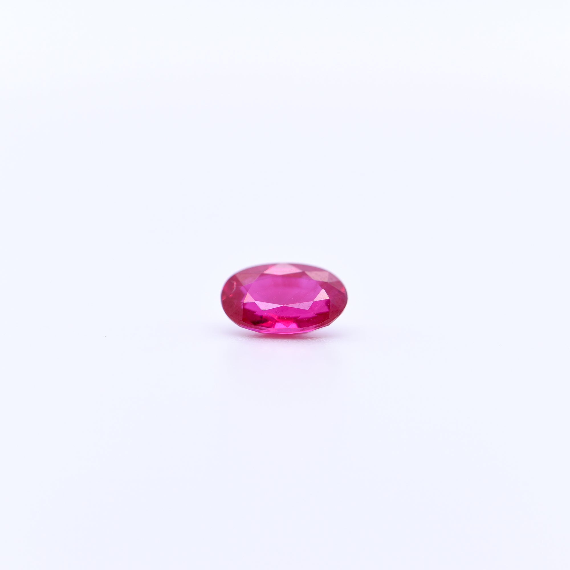 6x4 Oval Faceted Pink Rubies