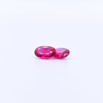 6x4 Oval Faceted Pink Rubies