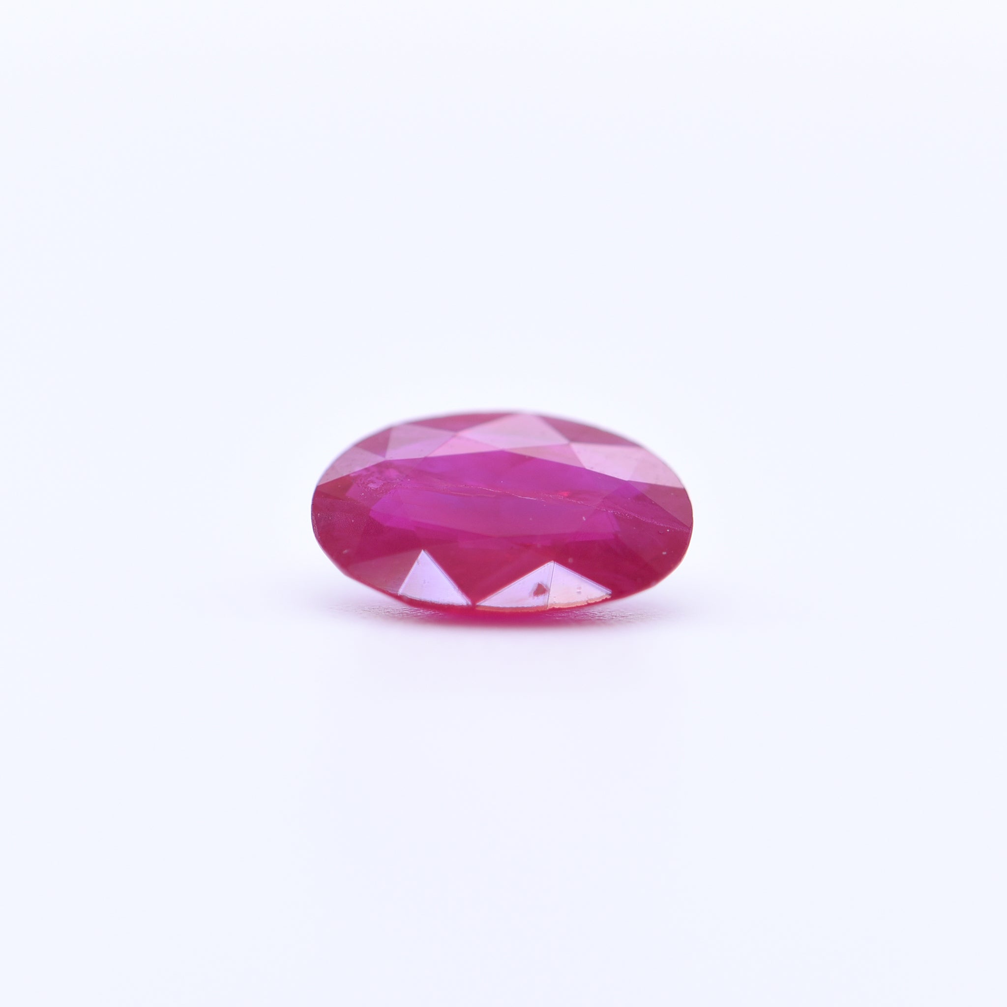 8x6 Oval Faceted Red Rubies