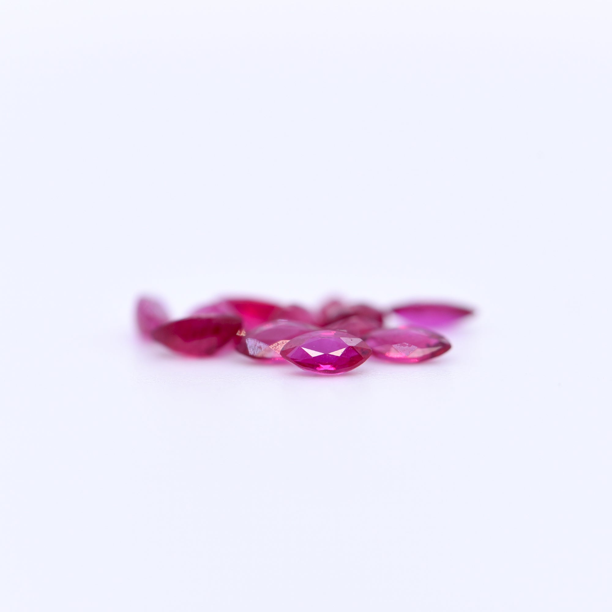 4X2 Marquise Faceted Pink Rubies
