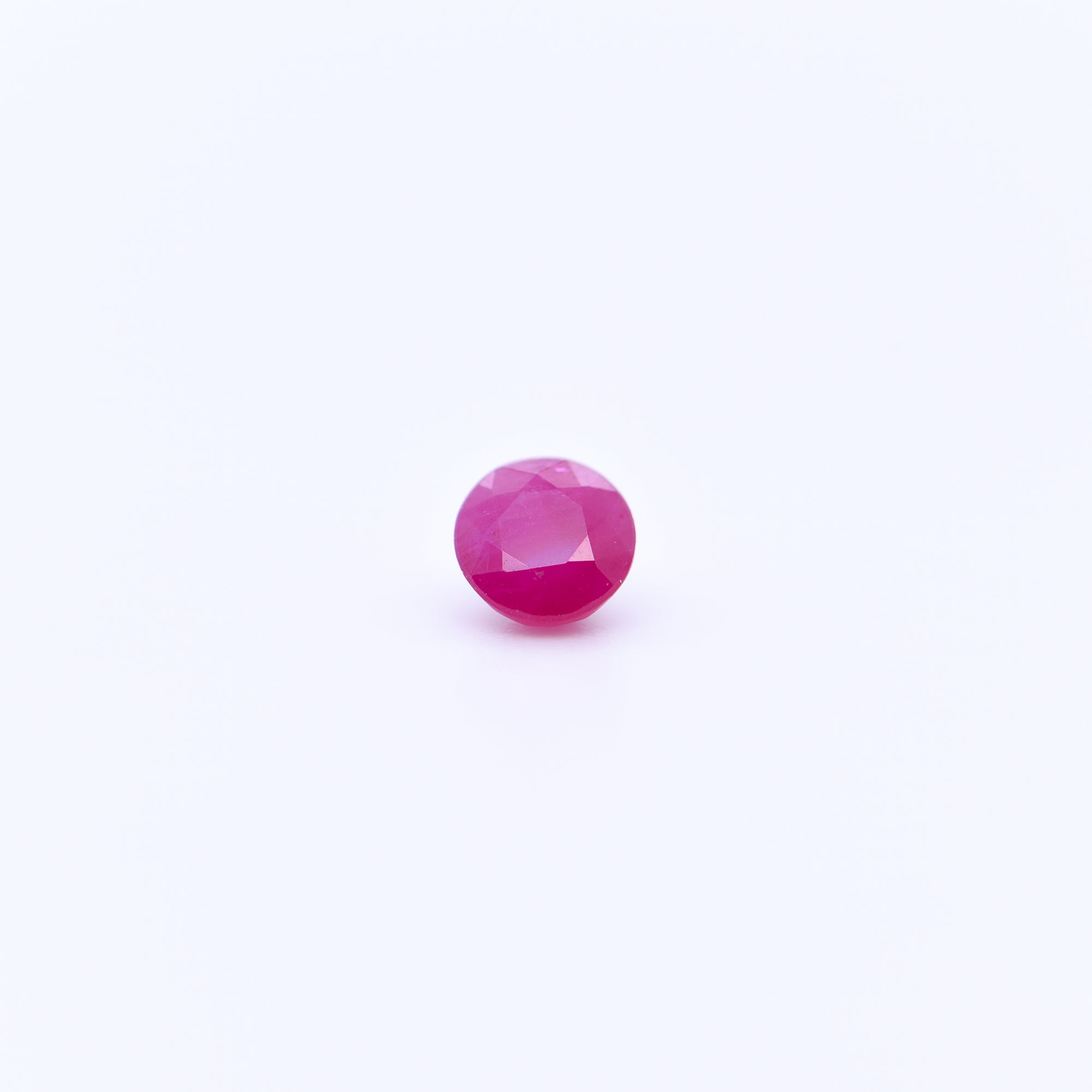 4.5mm Round Faceted Pink Rubies