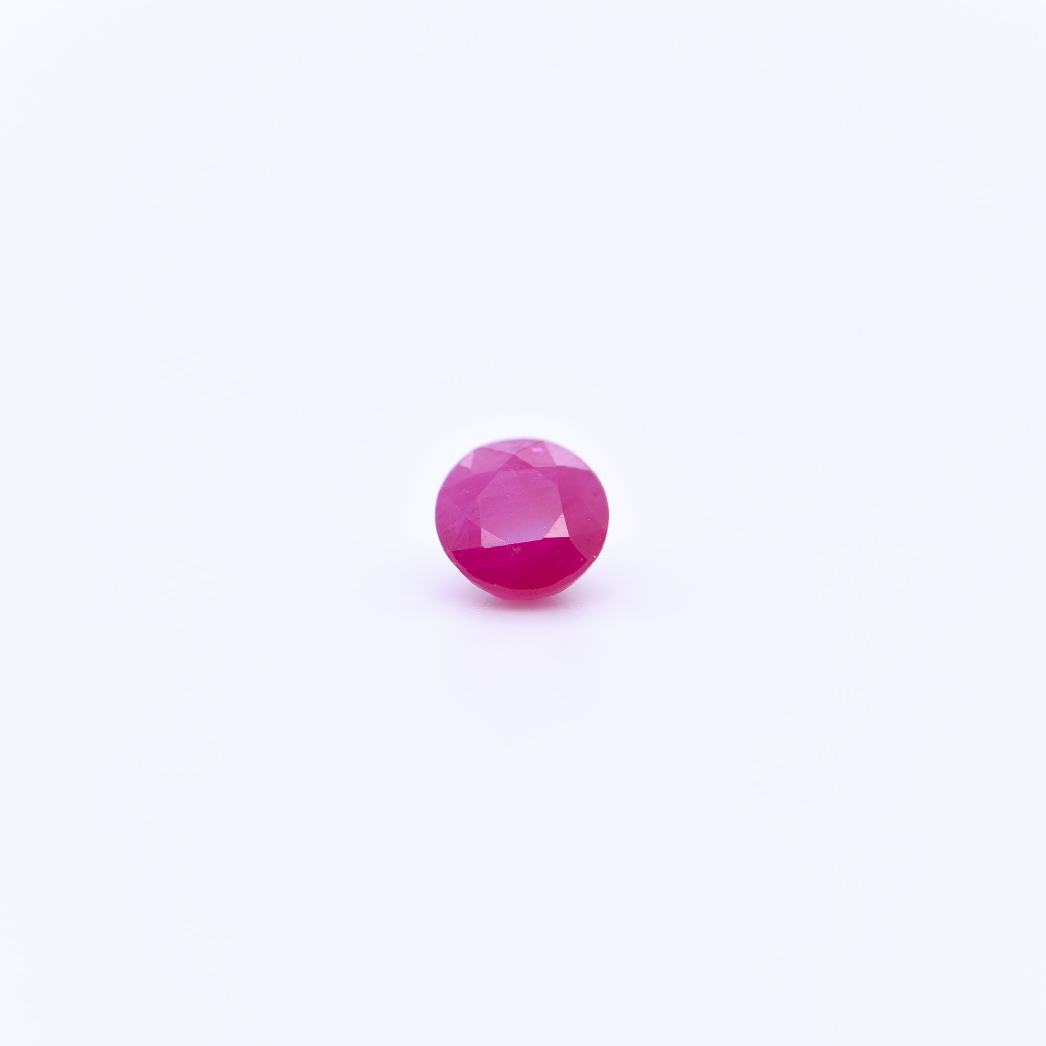 4.5mm Round Faceted Pink Rubies